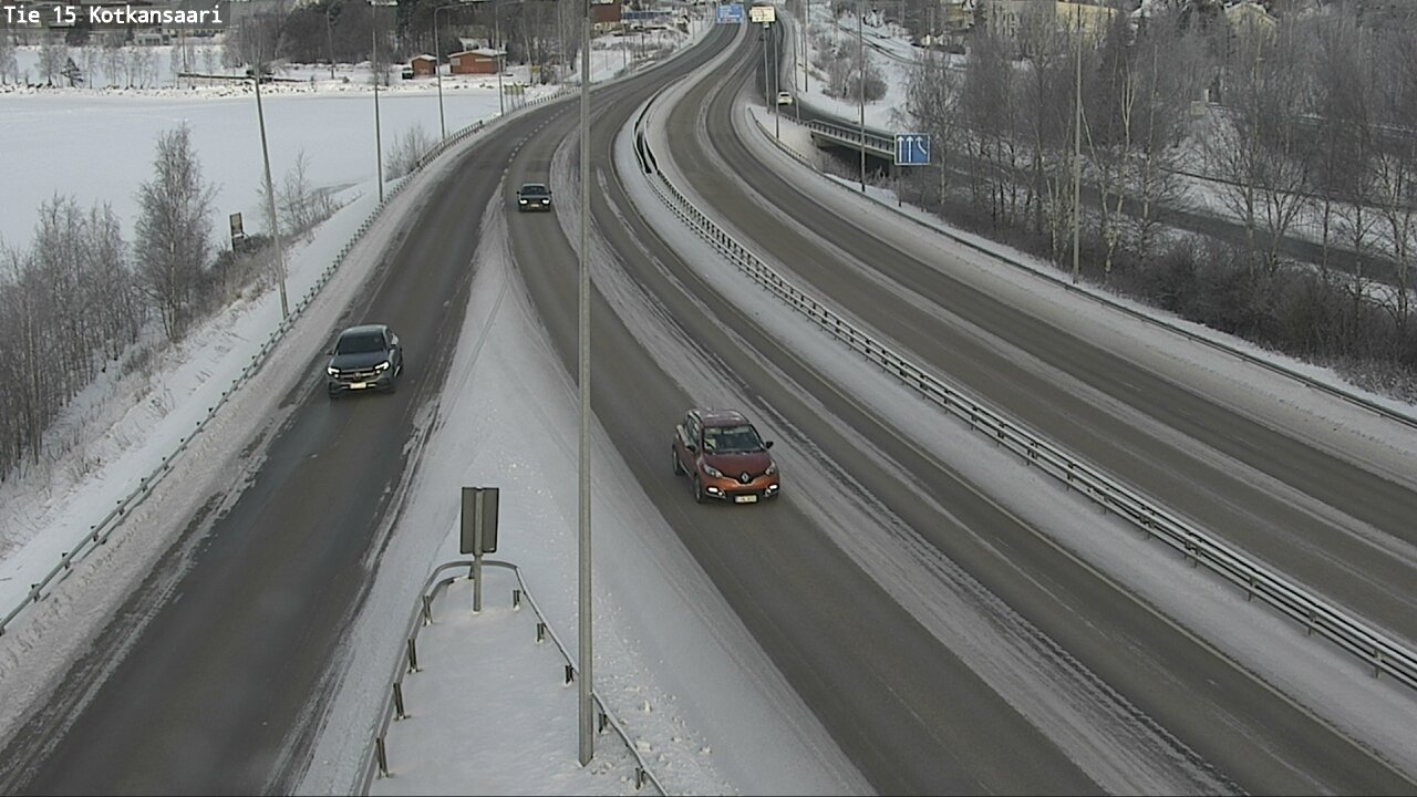Weather Camera Image Road 15 Kotka, Kotkansaari, Kotka, Kymenlaakso