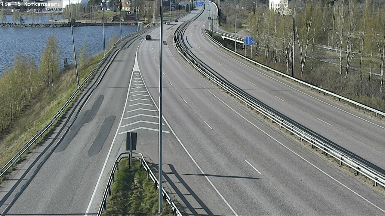 Weather Camera Image Väg 15 Kotka, Kotkansaari, Kotka, Kymenlaakso