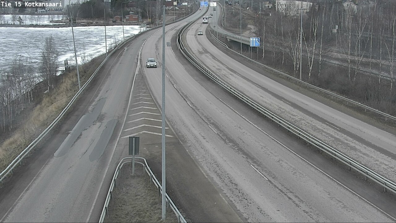 Weather Camera Image Väg 15 Kotka, Kotkansaari, Kotka, Kymenlaakso