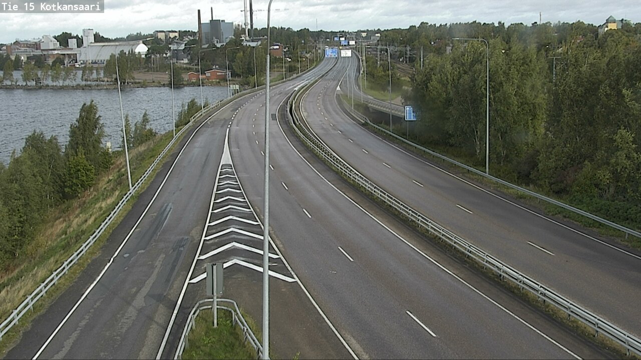 Weather Camera Image Väg 15 Kotka, Kotkansaari, Kotka, Kymenlaakso