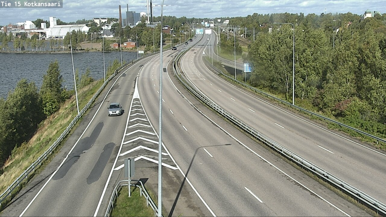 Weather Camera Image Road 15 Kotka, Kotkansaari, Kotka, Kymenlaakso