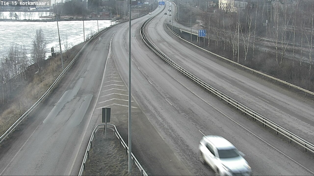Weather Camera Image Road 15 Kotka, Kotkansaari, Kotka, Kymenlaakso