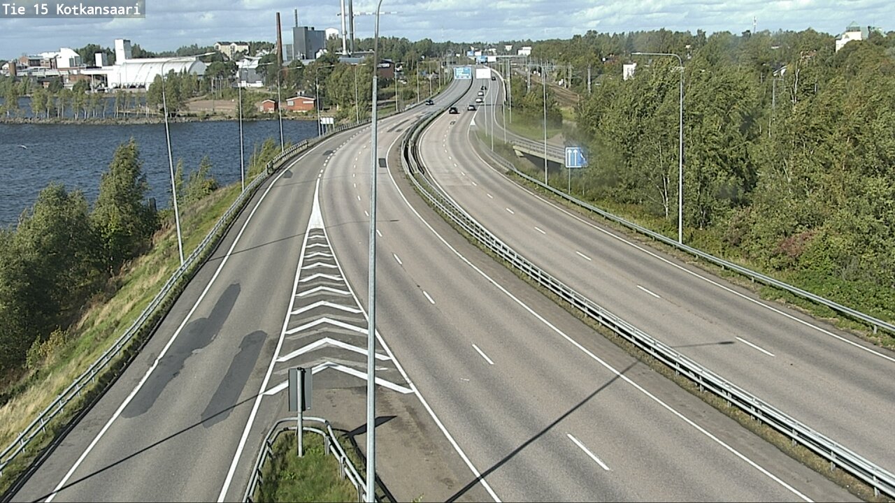 Weather Camera Image Road 15 Kotka, Kotkansaari, Kotka, Kymenlaakso