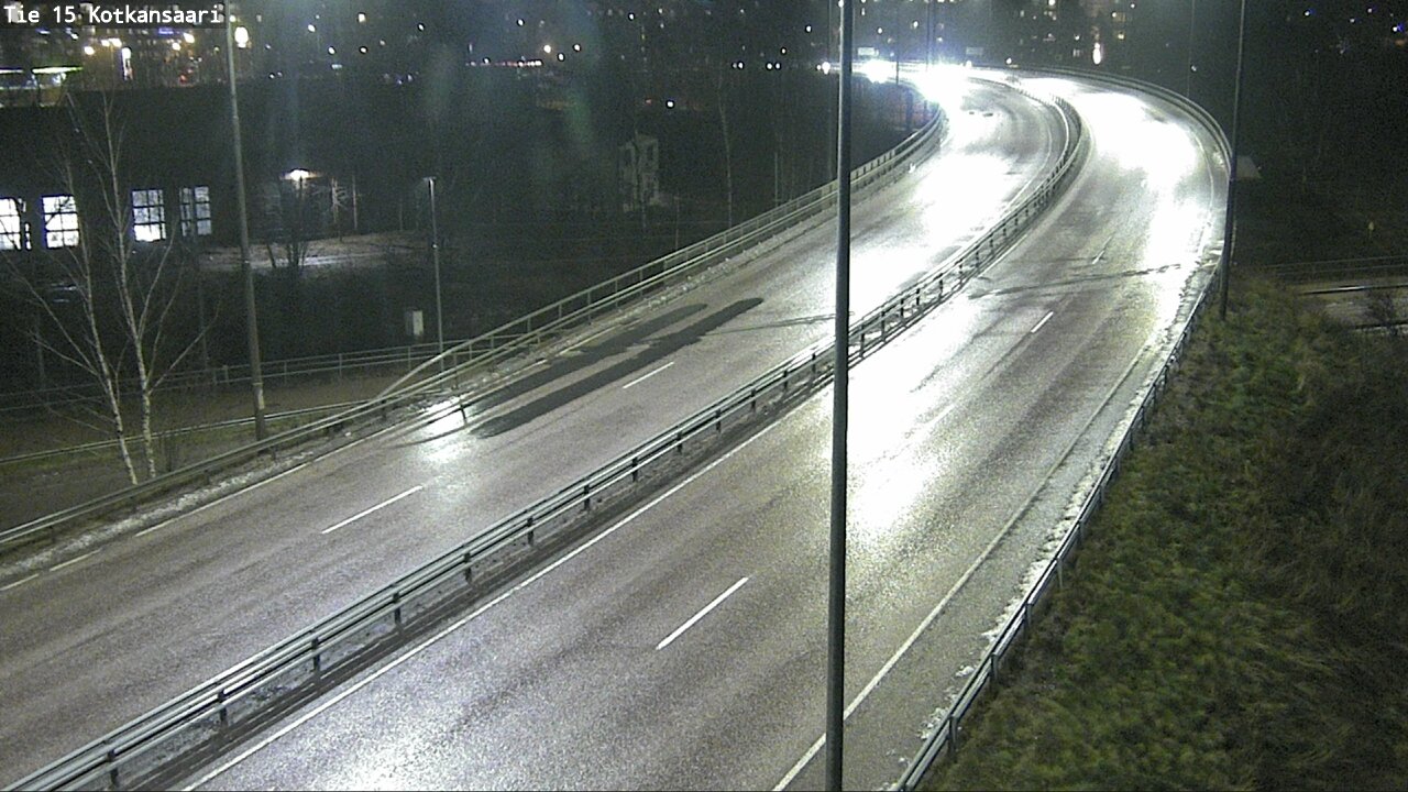 Weather Camera Image Väg 15 Kotka, Kotkansaari, Kotka, Kymenlaakso