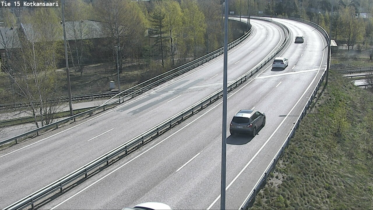 Weather Camera Image Väg 15 Kotka, Kotkansaari, Kotka, Kymenlaakso