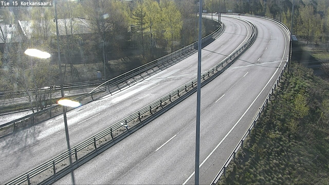 Weather Camera Image Väg 15 Kotka, Kotkansaari, Kotka, Kymenlaakso