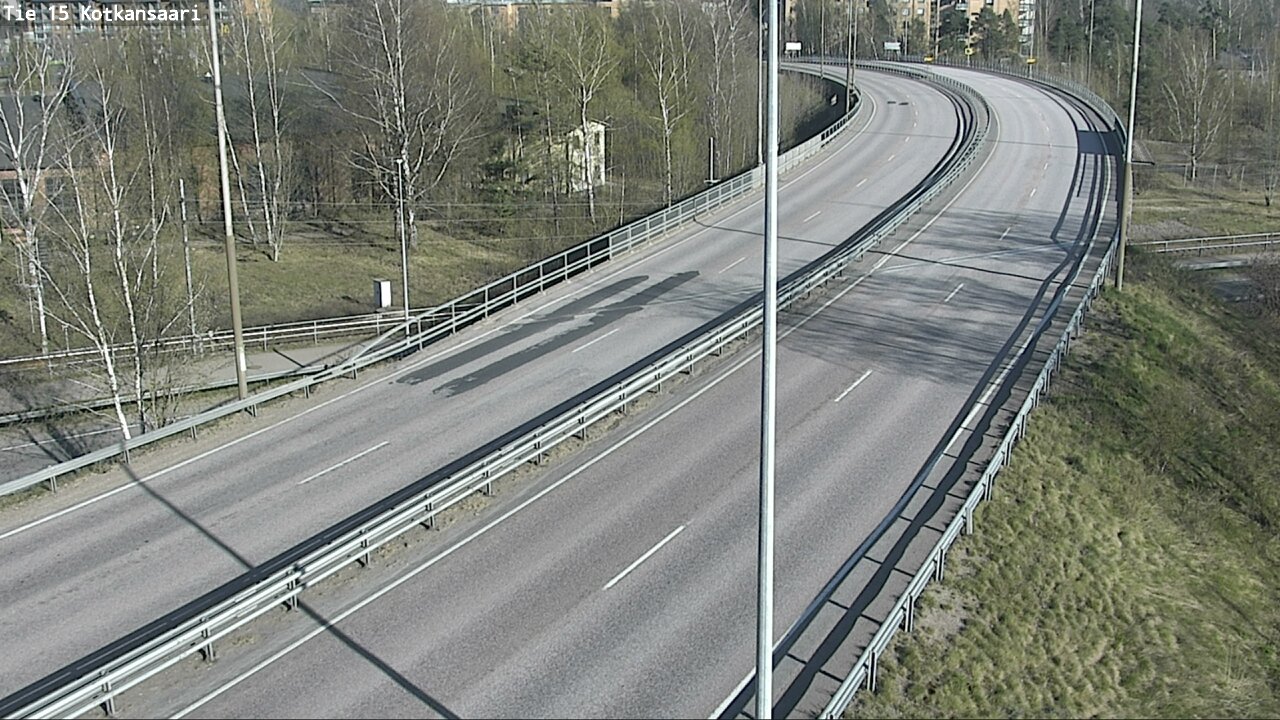 Weather Camera Image Väg 15 Kotka, Kotkansaari, Kotka, Kymenlaakso