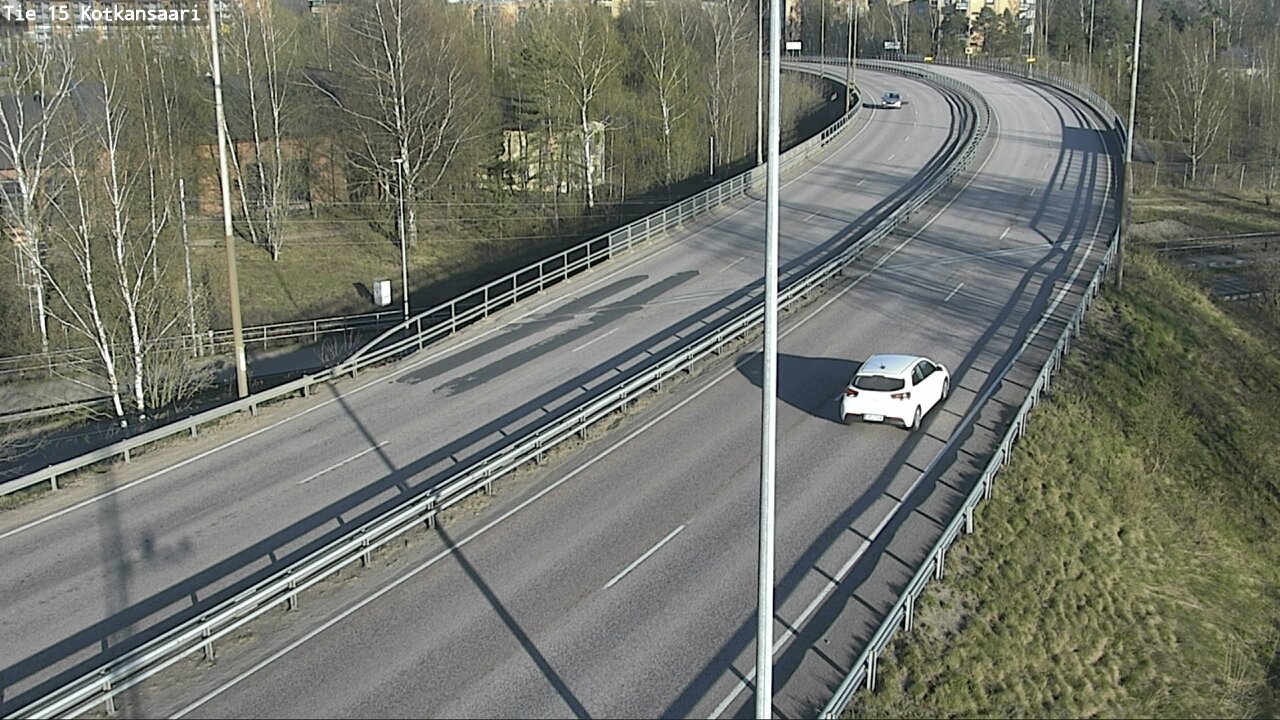 Weather Camera Image Väg 15 Kotka, Kotkansaari, Kotka, Kymenlaakso