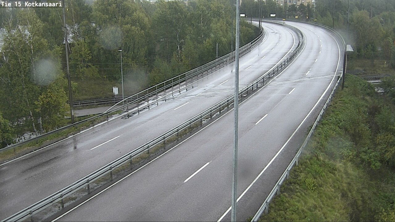 Weather Camera Image Road 15 Kotka, Kotkansaari, Kotka, Kymenlaakso