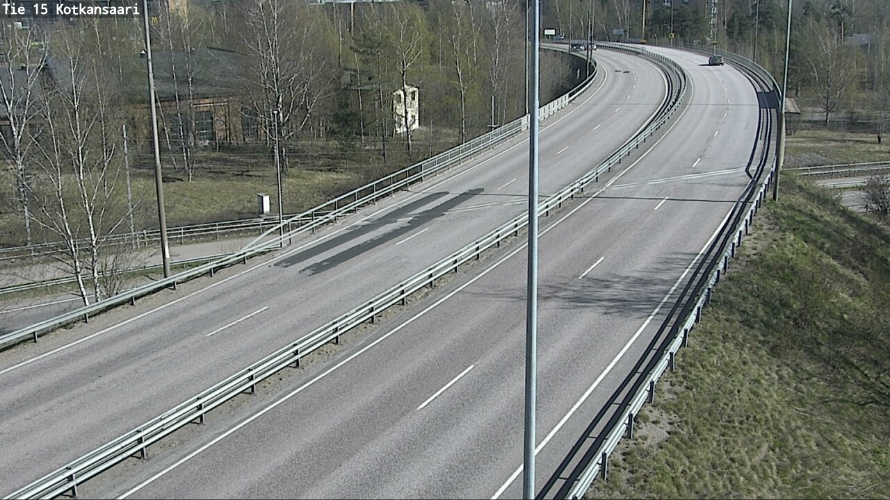 Weather Camera Image Väg 15 Kotka, Kotkansaari, Kotka, Kymenlaakso