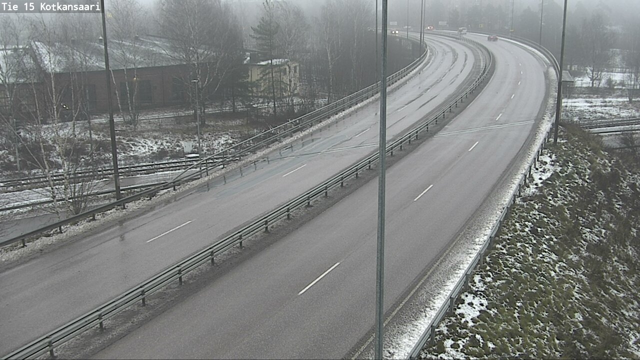 Weather Camera Image Väg 15 Kotka, Kotkansaari, Kotka, Kymenlaakso
