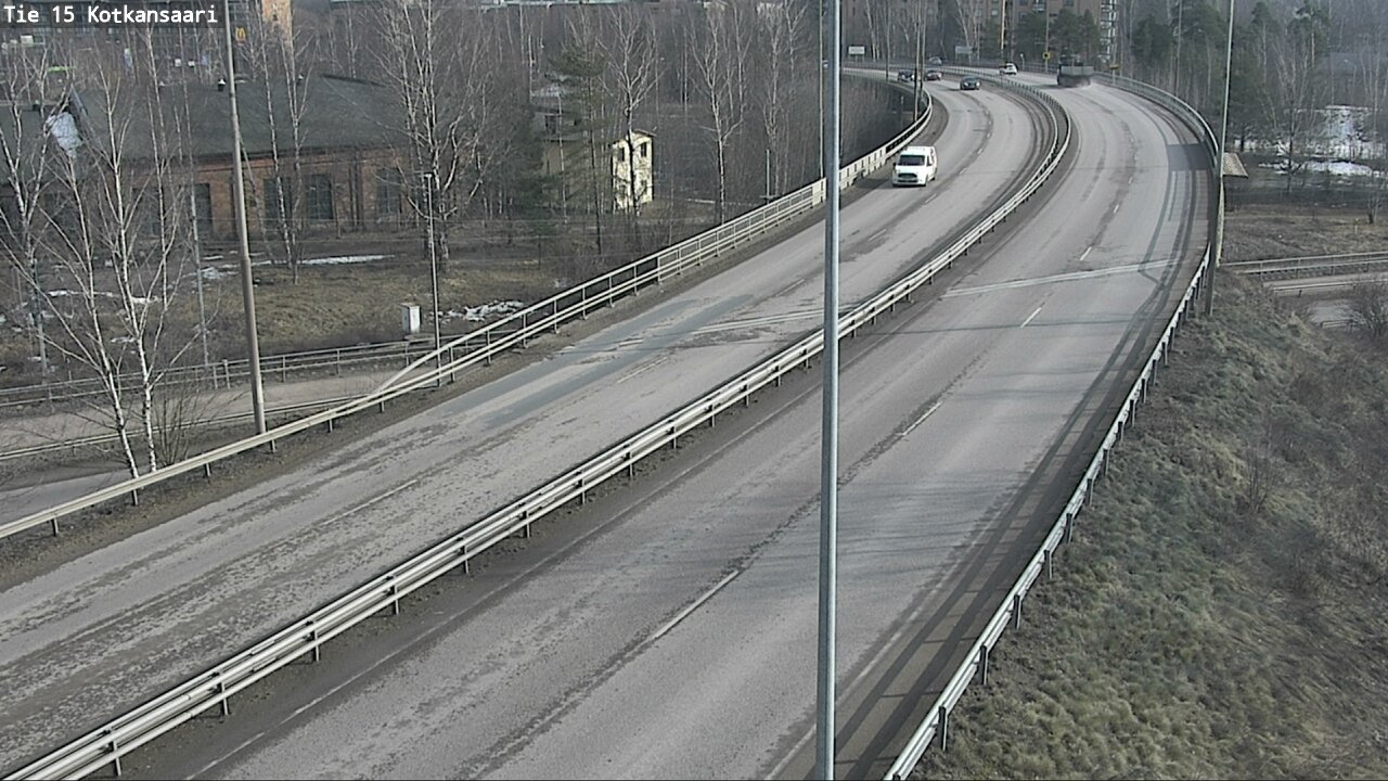Weather Camera Image Väg 15 Kotka, Kotkansaari, Kotka, Kymenlaakso
