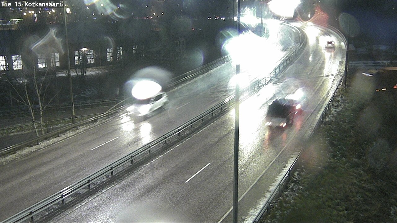 Weather Camera Image Väg 15 Kotka, Kotkansaari, Kotka, Kymenlaakso