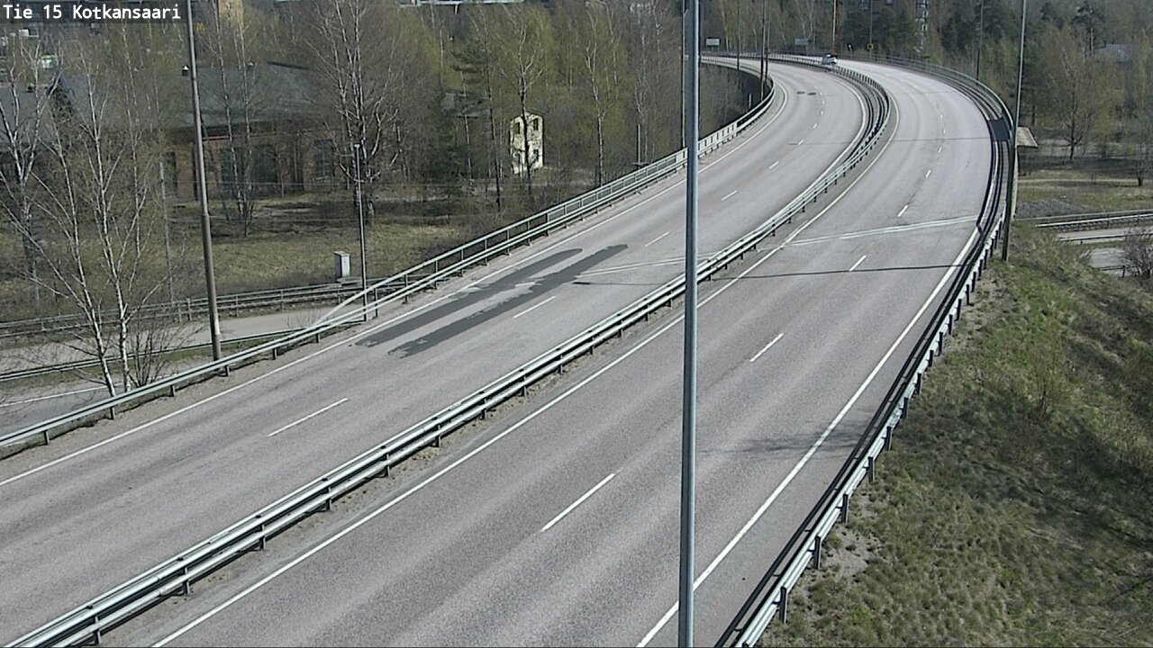 Weather Camera Image Väg 15 Kotka, Kotkansaari, Kotka, Kymenlaakso