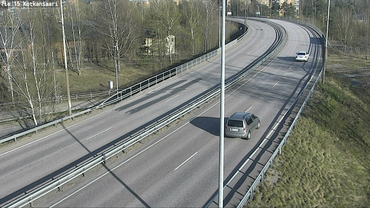 Weather Camera Image Väg 15 Kotka, Kotkansaari, Kotka, Kymenlaakso