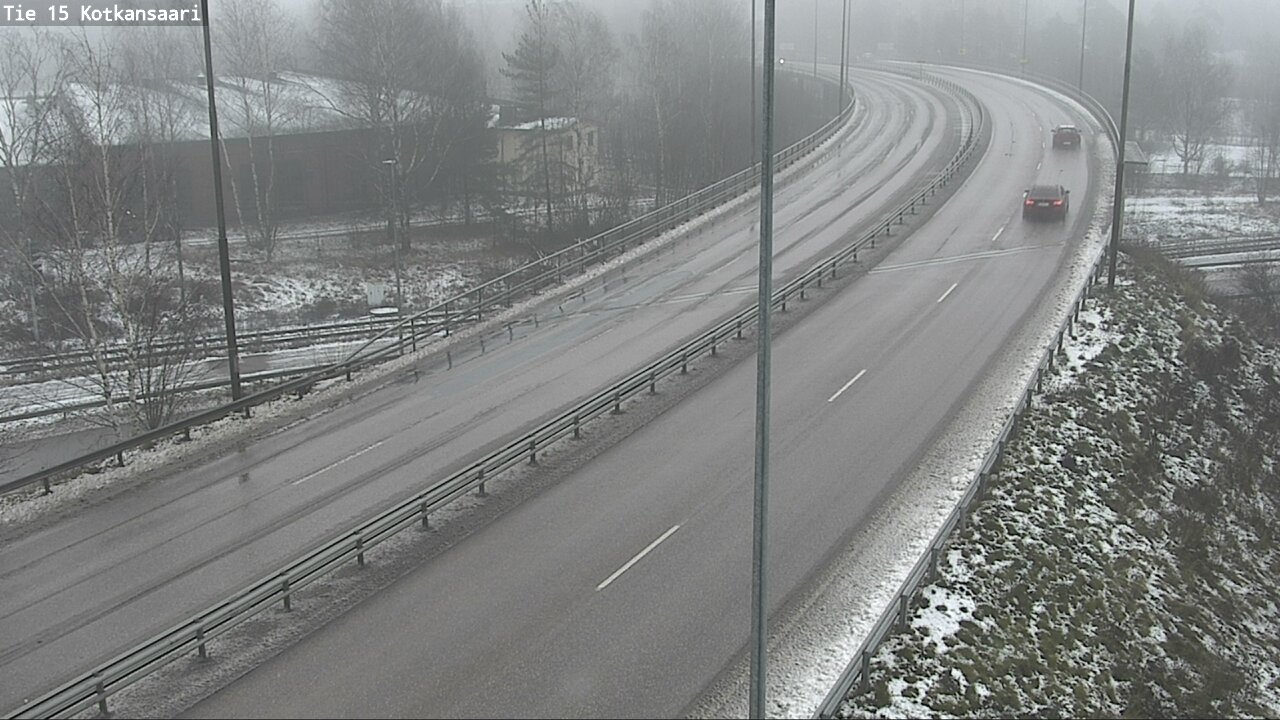 Weather Camera Image Väg 15 Kotka, Kotkansaari, Kotka, Kymenlaakso