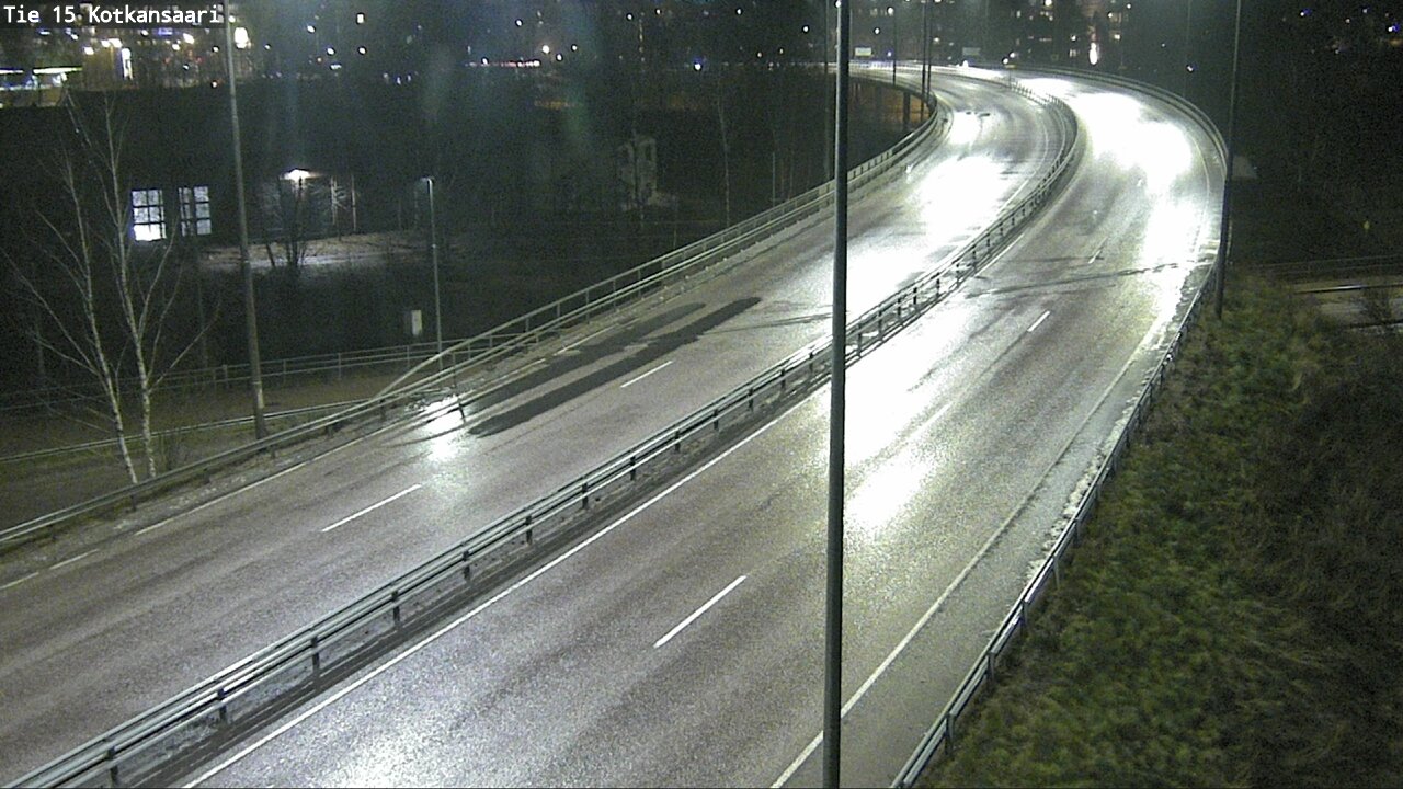Weather Camera Image Väg 15 Kotka, Kotkansaari, Kotka, Kymenlaakso