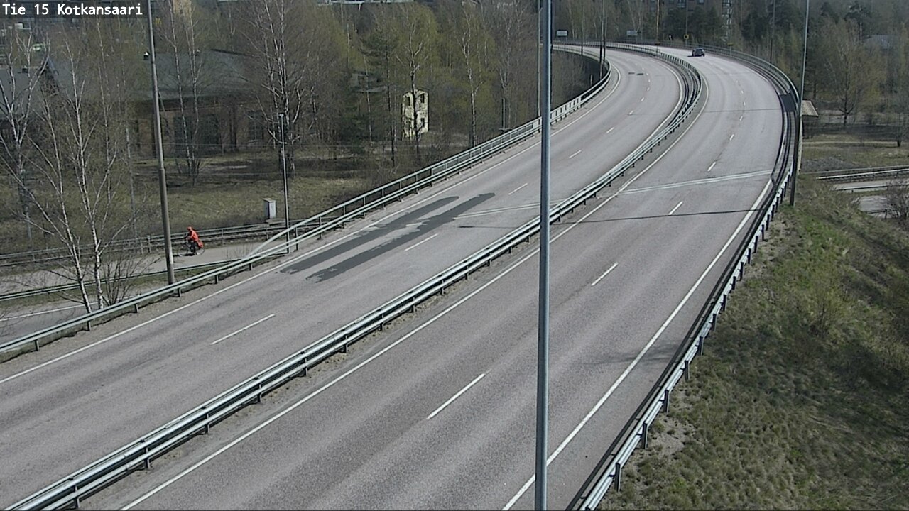 Weather Camera Image Väg 15 Kotka, Kotkansaari, Kotka, Kymenlaakso