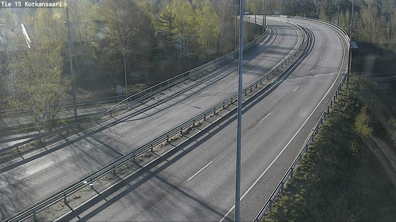Weather Camera Image Väg 15 Kotka, Kotkansaari, Kotka, Kymenlaakso