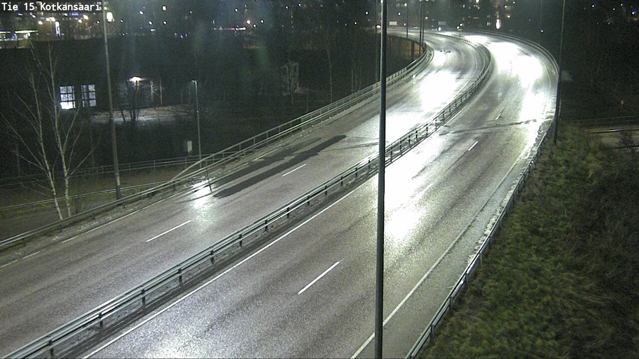 Weather Camera Image Väg 15 Kotka, Kotkansaari, Kotka, Kymenlaakso