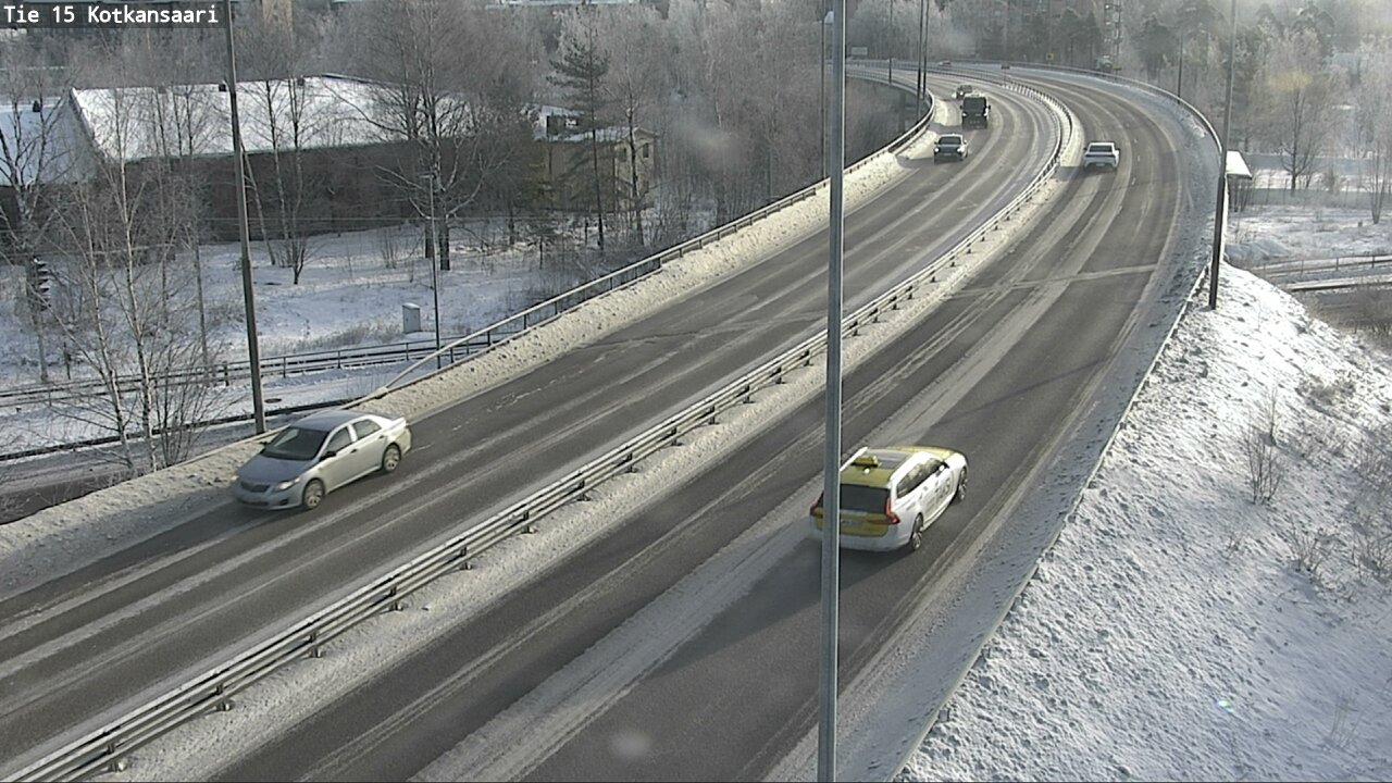 Weather Camera Image Road 15 Kotka, Kotkansaari, Kotka, Kymenlaakso