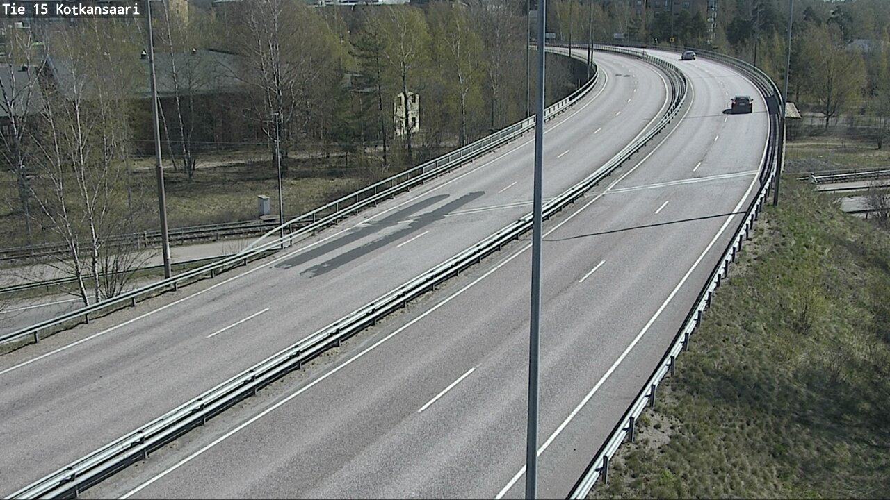 Weather Camera Image Väg 15 Kotka, Kotkansaari, Kotka, Kymenlaakso