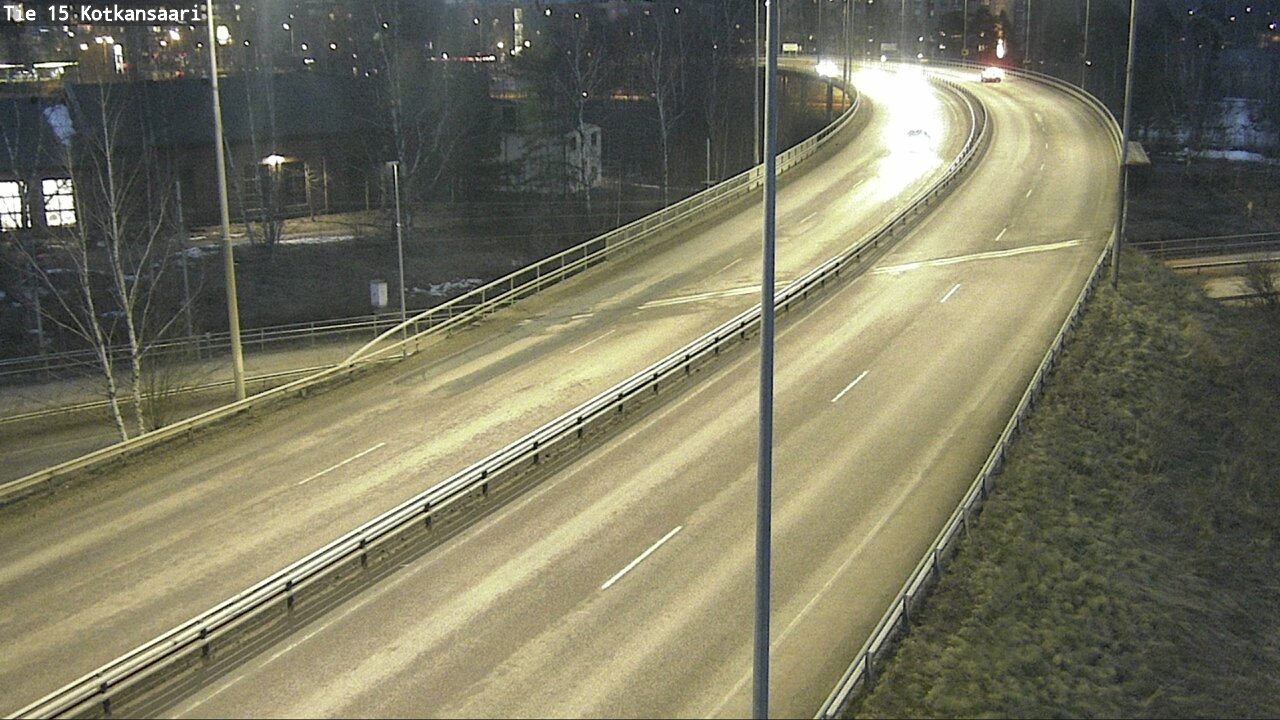 Weather Camera Image Road 15 Kotka, Kotkansaari, Kotka, Kymenlaakso