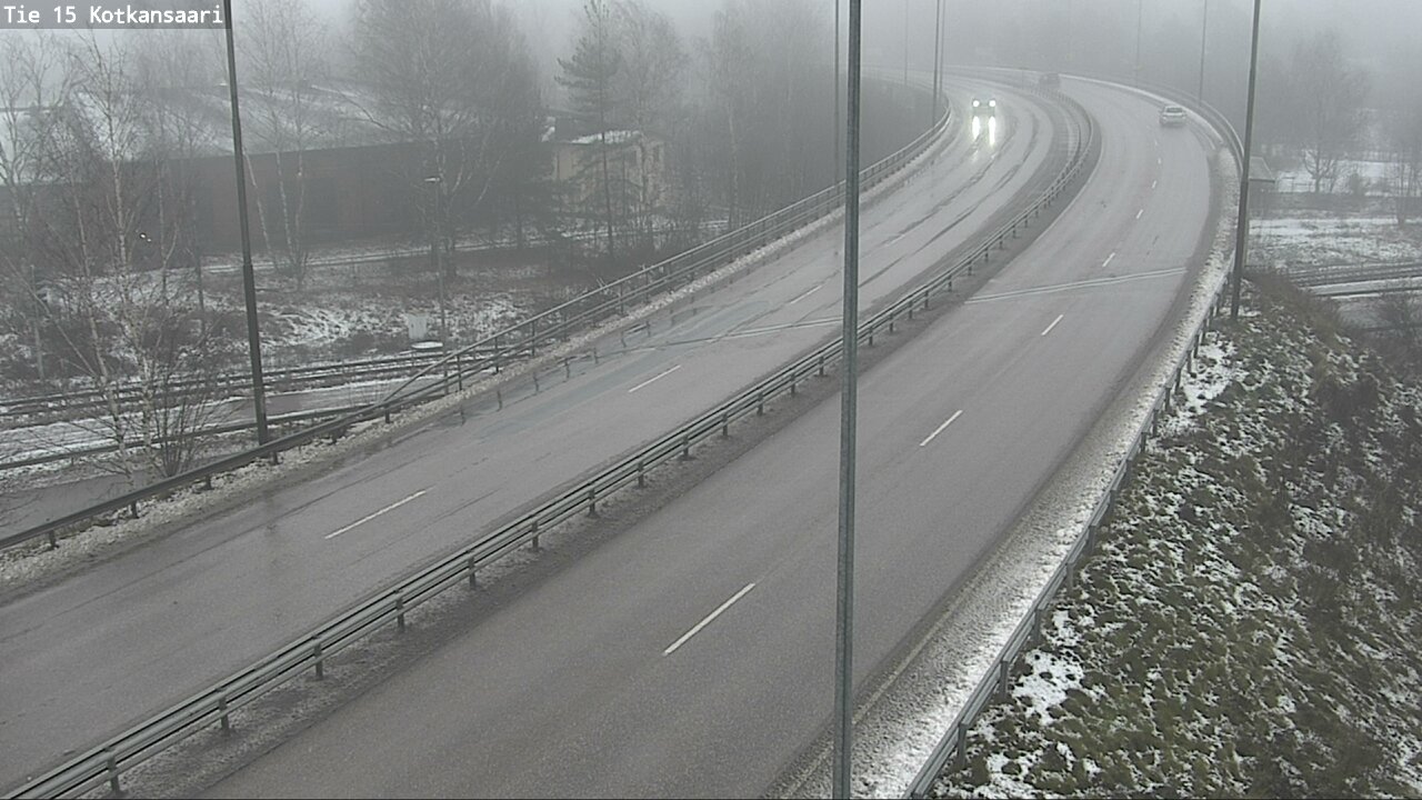Weather Camera Image Väg 15 Kotka, Kotkansaari, Kotka, Kymenlaakso