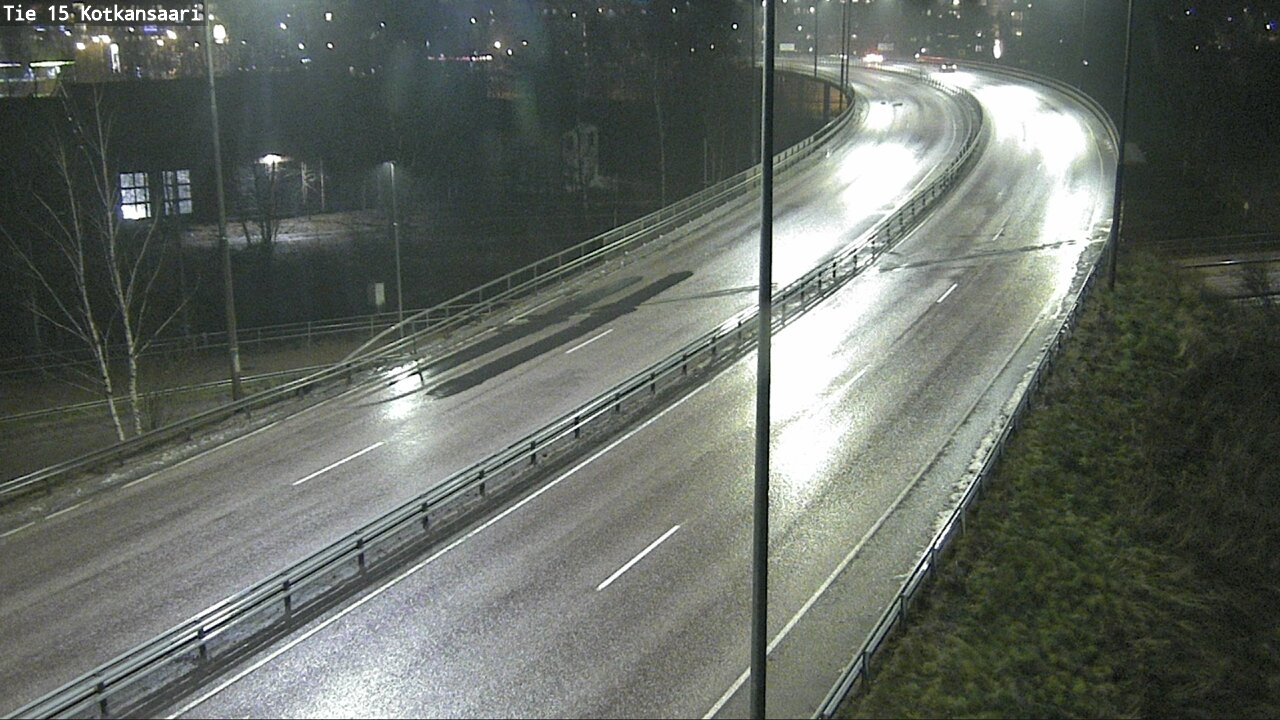 Weather Camera Image Väg 15 Kotka, Kotkansaari, Kotka, Kymenlaakso