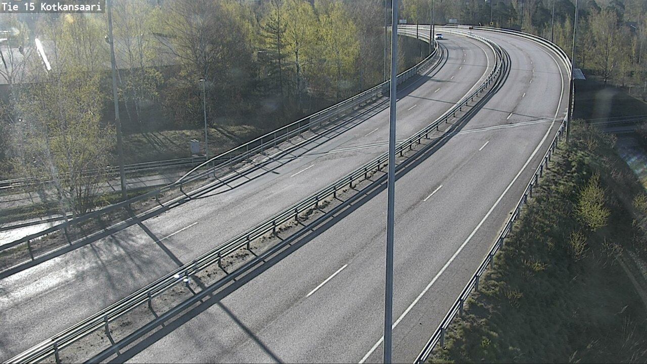 Weather Camera Image Väg 15 Kotka, Kotkansaari, Kotka, Kymenlaakso