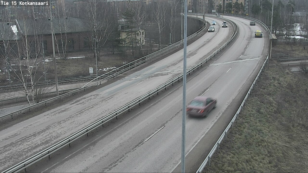 Weather Camera Image Väg 15 Kotka, Kotkansaari, Kotka, Kymenlaakso