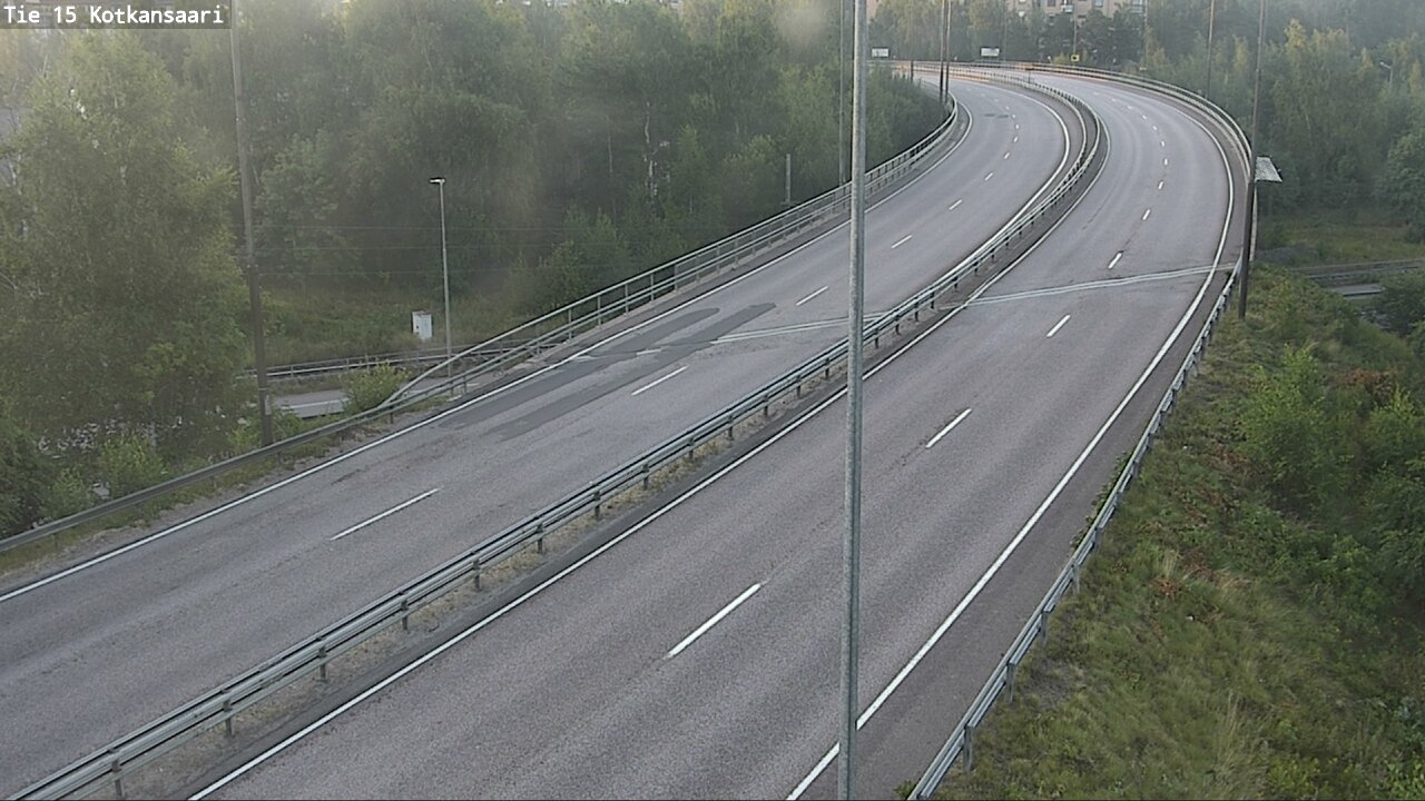 Weather Camera Image Road 15 Kotka, Kotkansaari, Kotka, Kymenlaakso