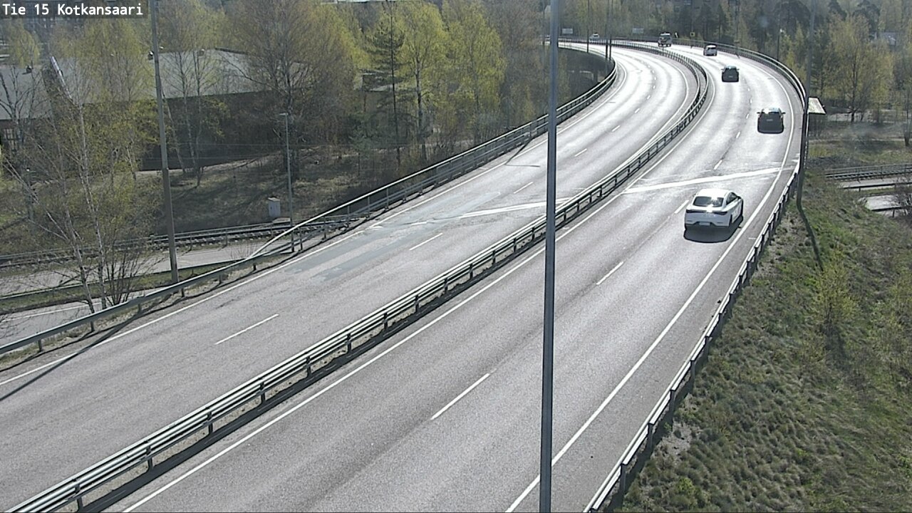 Weather Camera Image Väg 15 Kotka, Kotkansaari, Kotka, Kymenlaakso