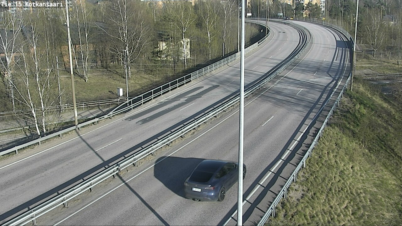 Weather Camera Image Väg 15 Kotka, Kotkansaari, Kotka, Kymenlaakso
