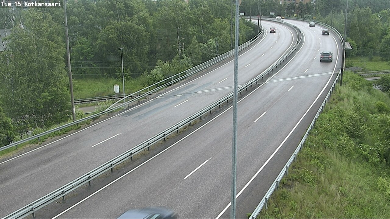 Weather Camera Image Väg 15 Kotka, Kotkansaari, Kotka, Kymenlaakso