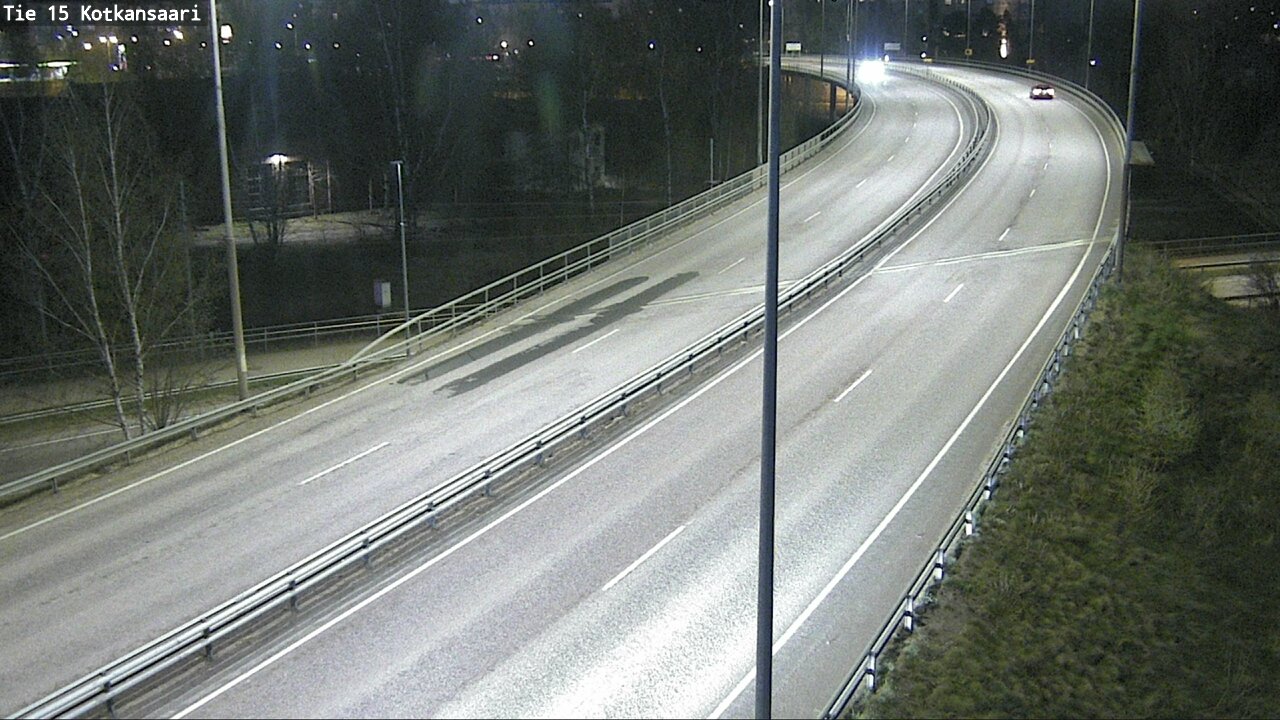 Weather Camera Image Väg 15 Kotka, Kotkansaari, Kotka, Kymenlaakso