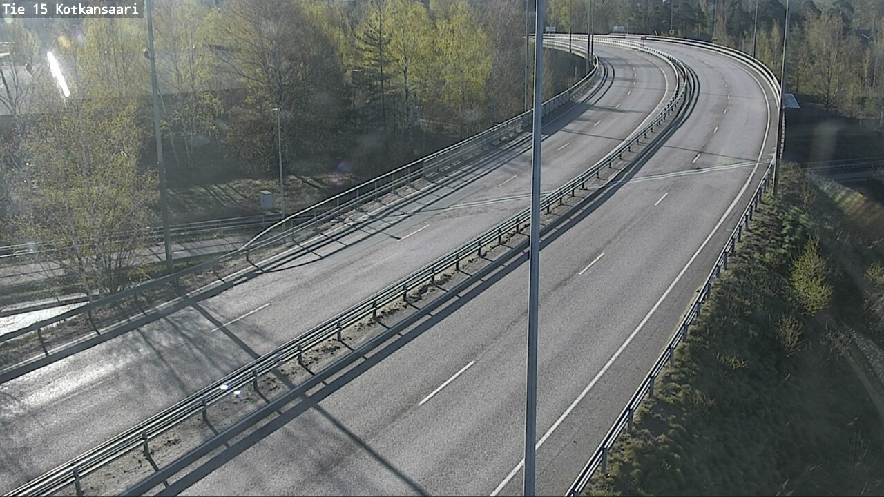 Weather Camera Image Väg 15 Kotka, Kotkansaari, Kotka, Kymenlaakso