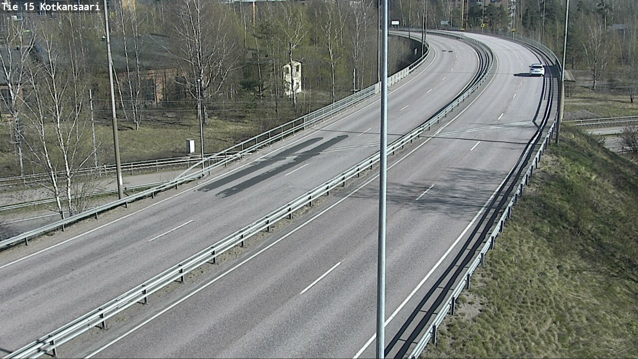 Weather Camera Image Väg 15 Kotka, Kotkansaari, Kotka, Kymenlaakso