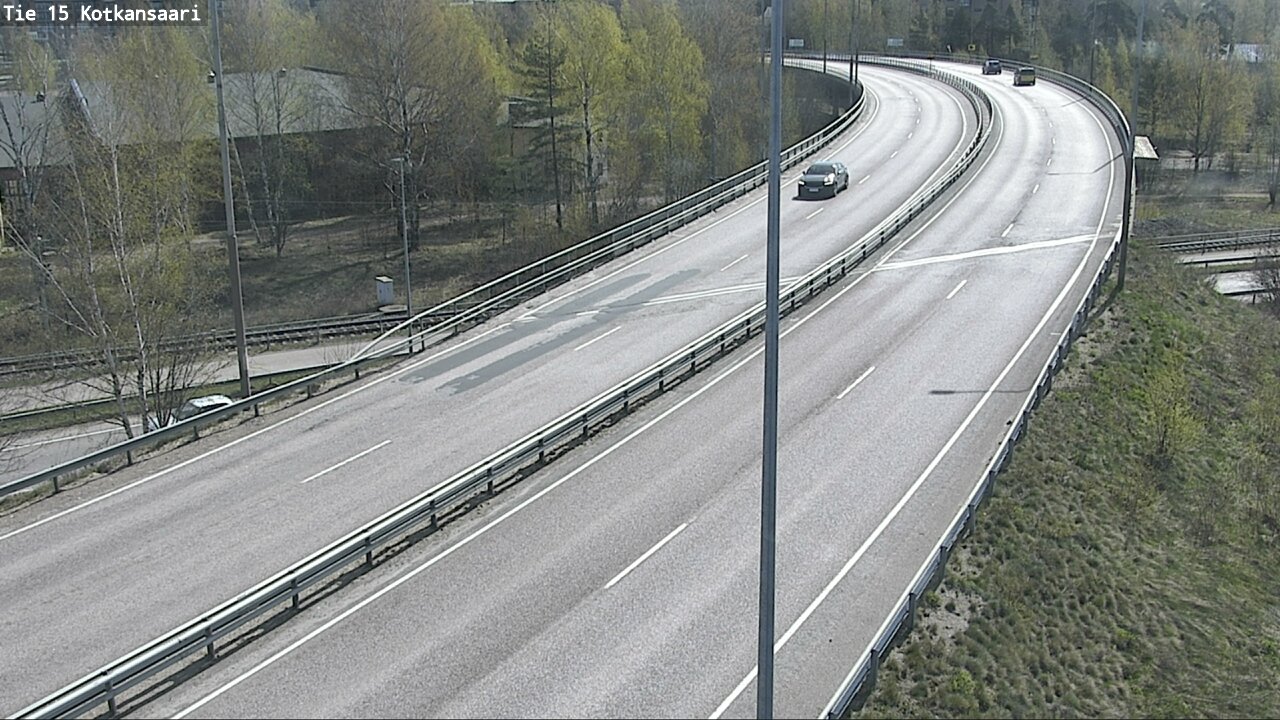 Weather Camera Image Väg 15 Kotka, Kotkansaari, Kotka, Kymenlaakso