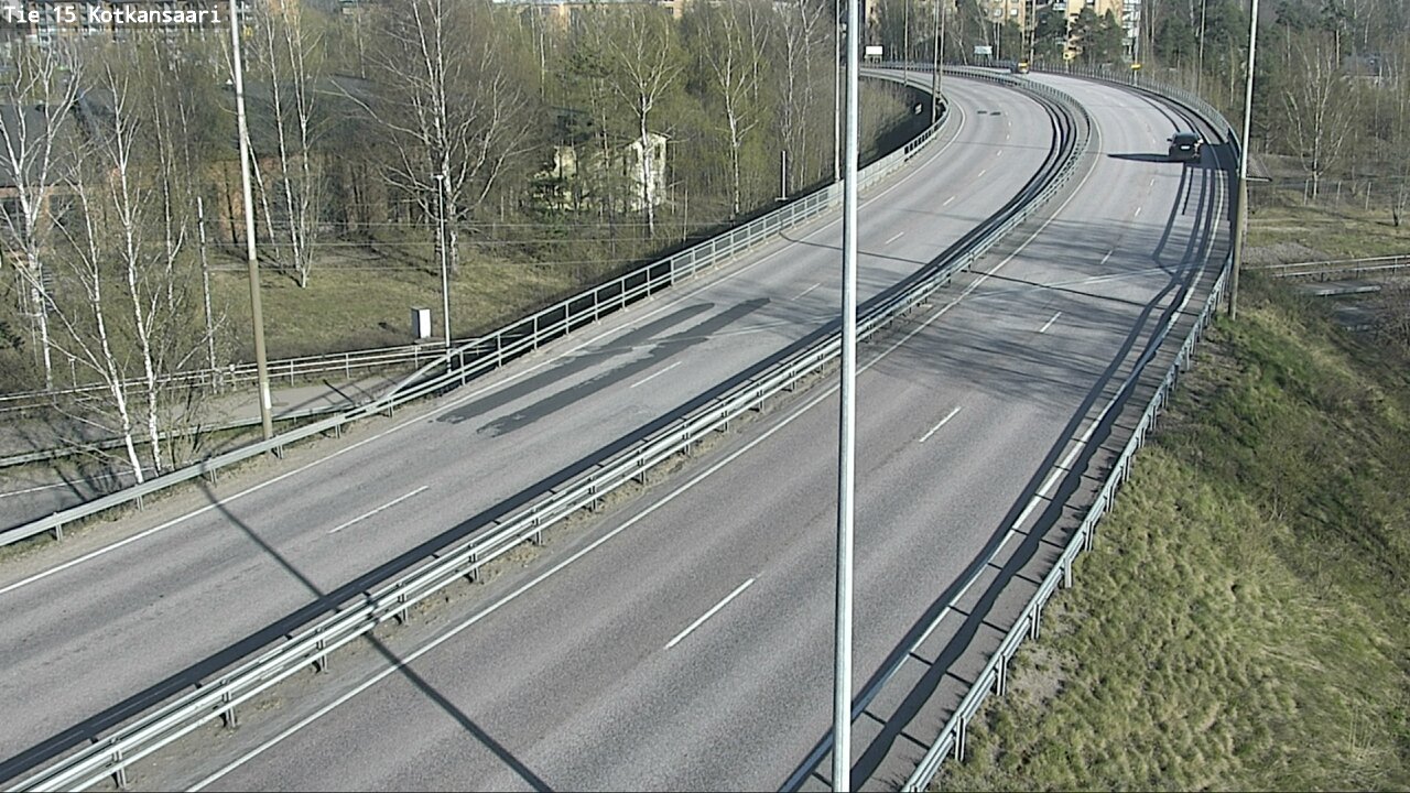Weather Camera Image Väg 15 Kotka, Kotkansaari, Kotka, Kymenlaakso