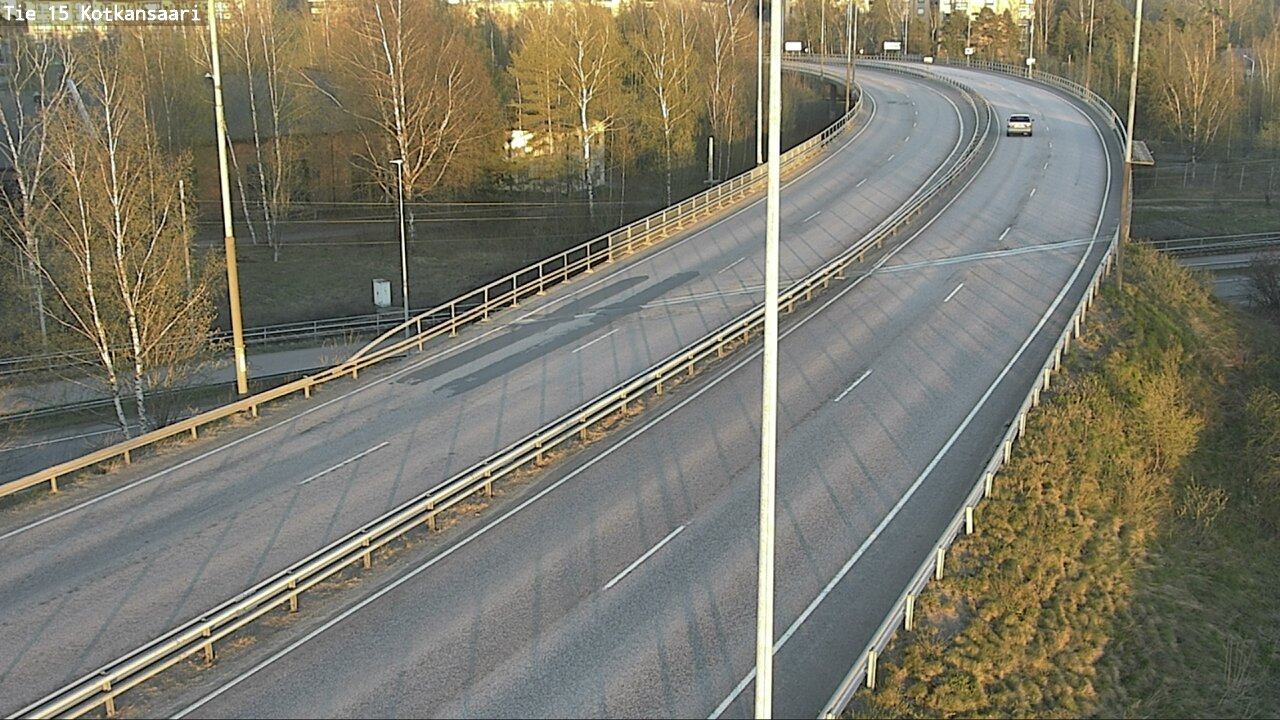 Weather Camera Image Väg 15 Kotka, Kotkansaari, Kotka, Kymenlaakso