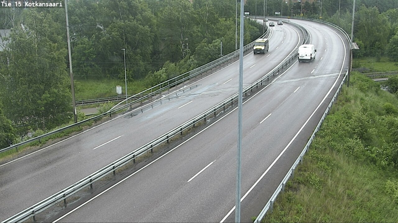 Weather Camera Image Väg 15 Kotka, Kotkansaari, Kotka, Kymenlaakso