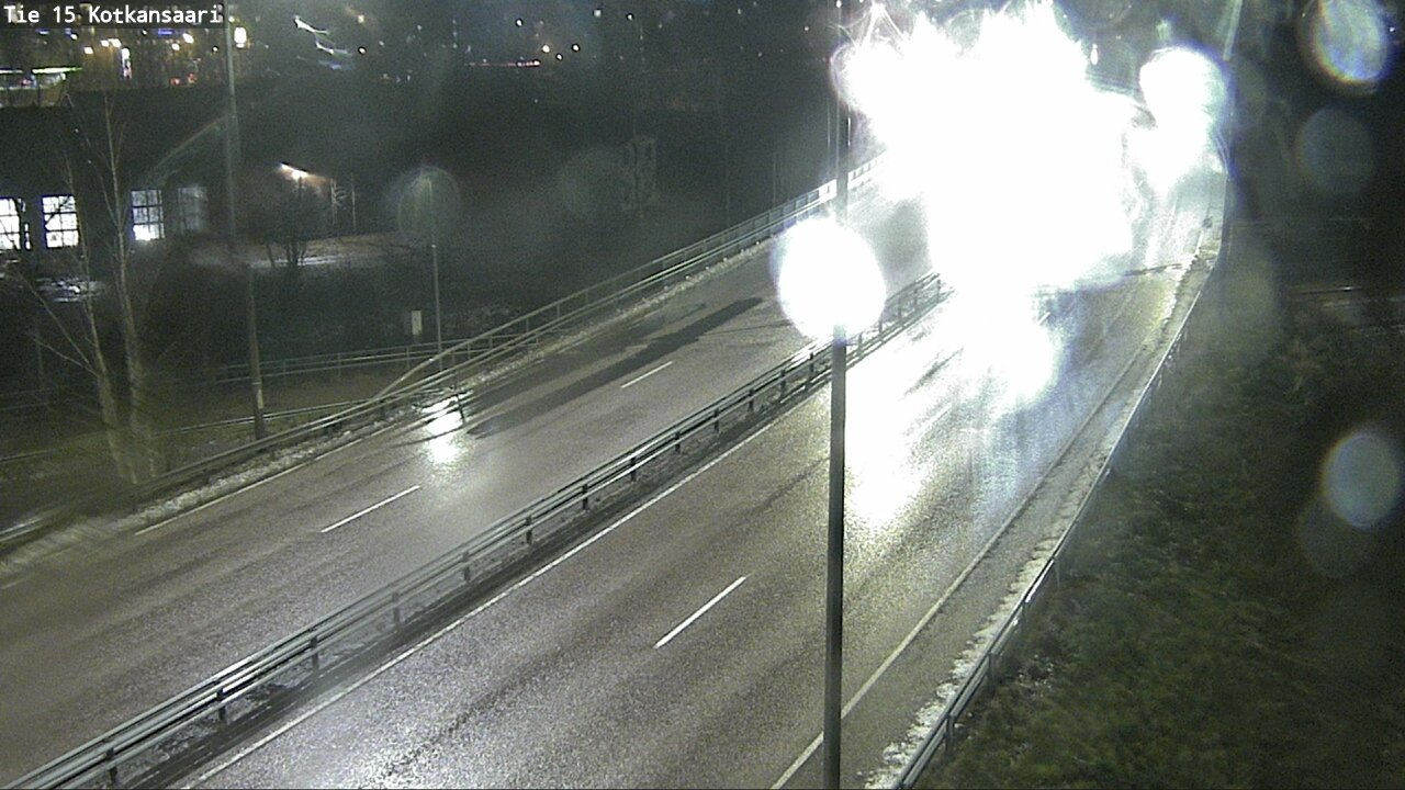 Weather Camera Image Väg 15 Kotka, Kotkansaari, Kotka, Kymenlaakso