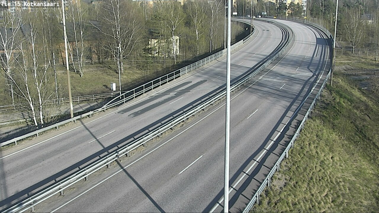 Weather Camera Image Väg 15 Kotka, Kotkansaari, Kotka, Kymenlaakso