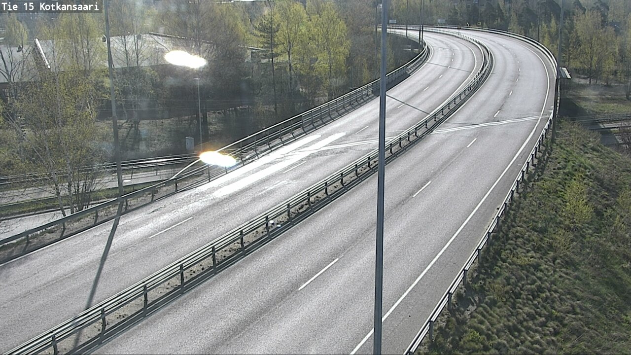 Weather Camera Image Väg 15 Kotka, Kotkansaari, Kotka, Kymenlaakso