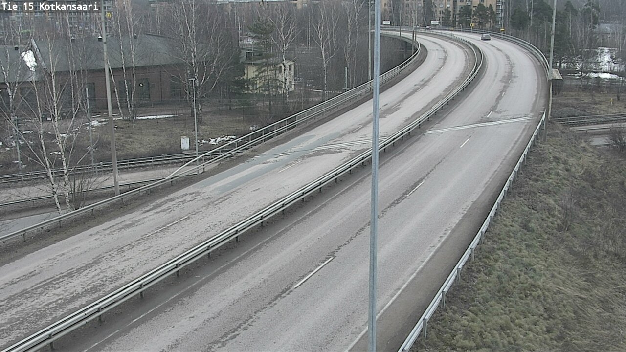 Weather Camera Image Väg 15 Kotka, Kotkansaari, Kotka, Kymenlaakso