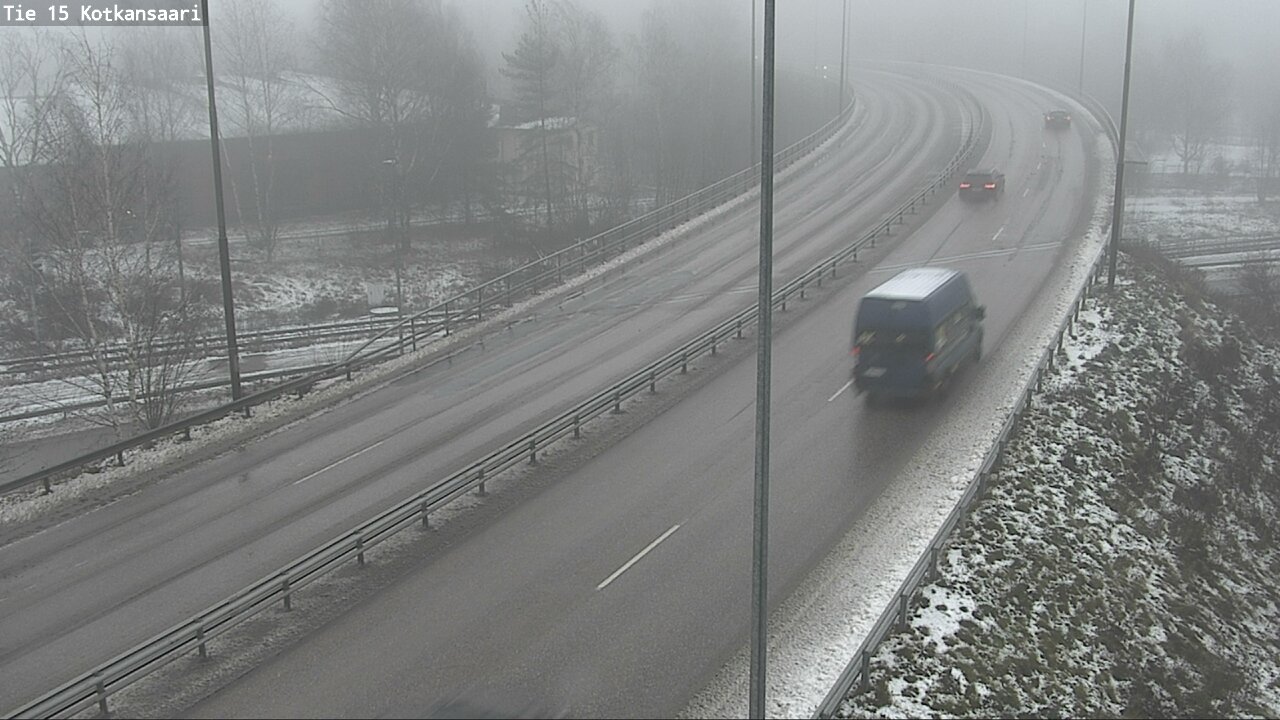 Weather Camera Image Väg 15 Kotka, Kotkansaari, Kotka, Kymenlaakso