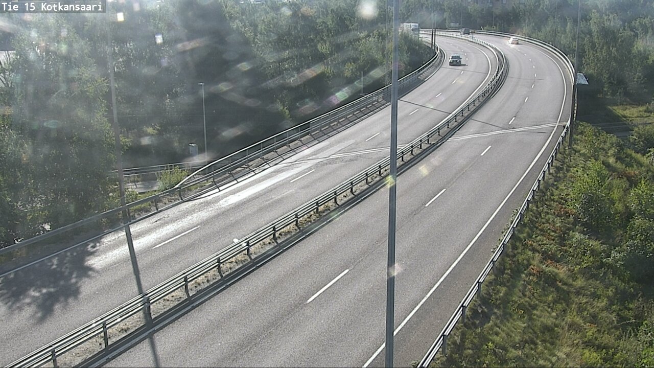 Weather Camera Image Väg 15 Kotka, Kotkansaari, Kotka, Kymenlaakso