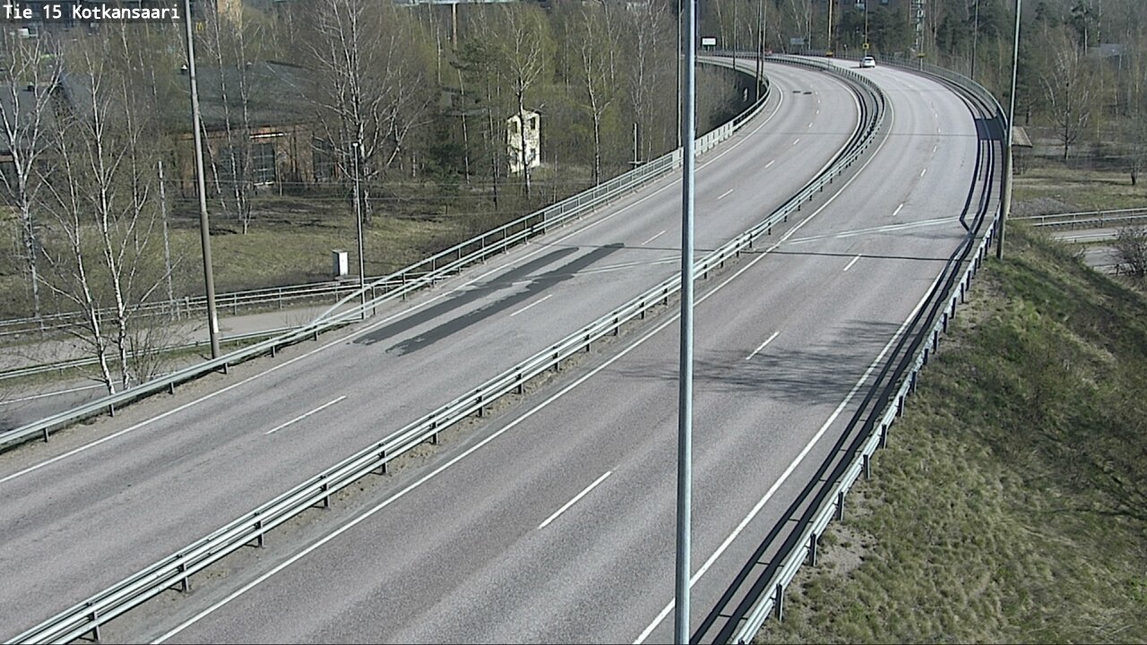 Weather Camera Image Väg 15 Kotka, Kotkansaari, Kotka, Kymenlaakso