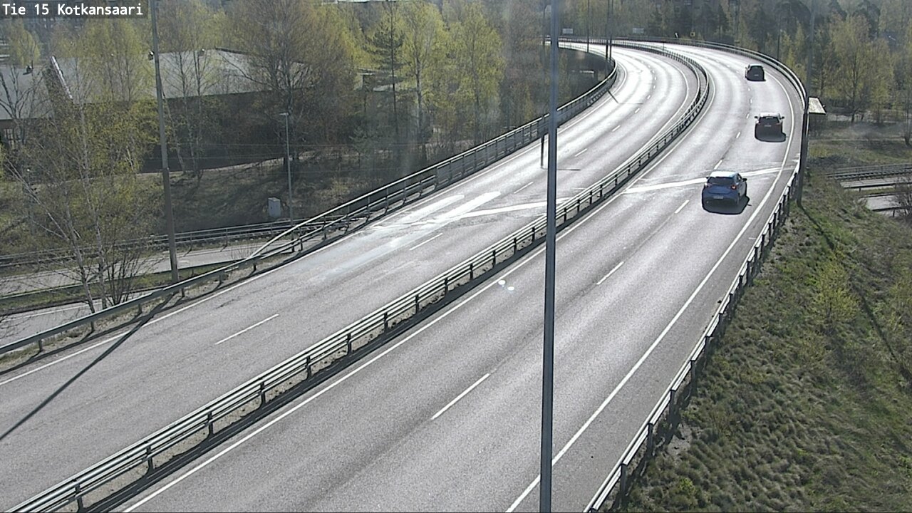 Weather Camera Image Väg 15 Kotka, Kotkansaari, Kotka, Kymenlaakso